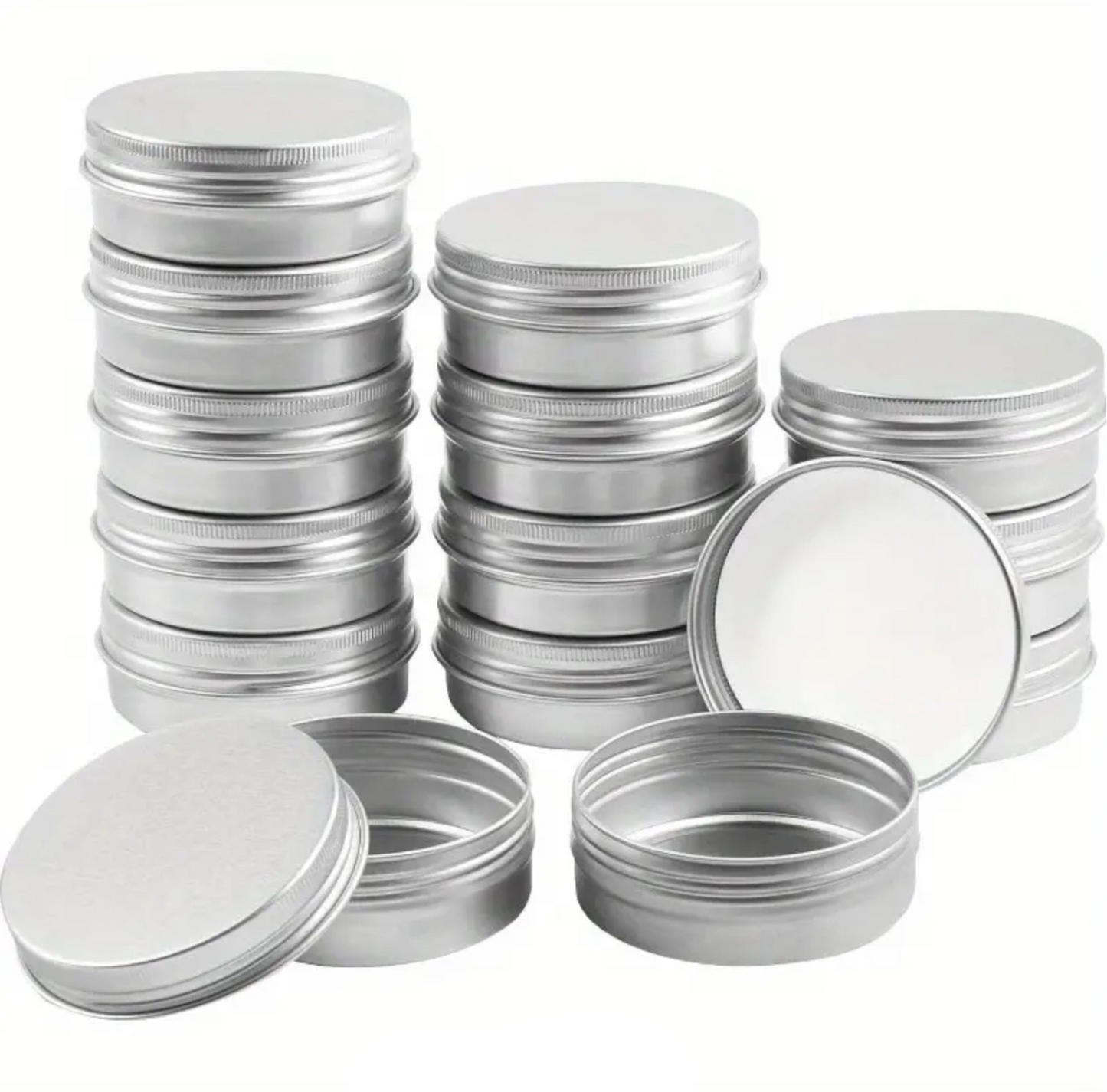 Lata de aluminio plata 2 onzas