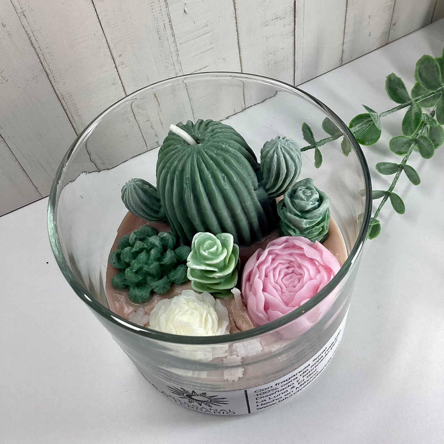 Vela decorativa terrario grande 3