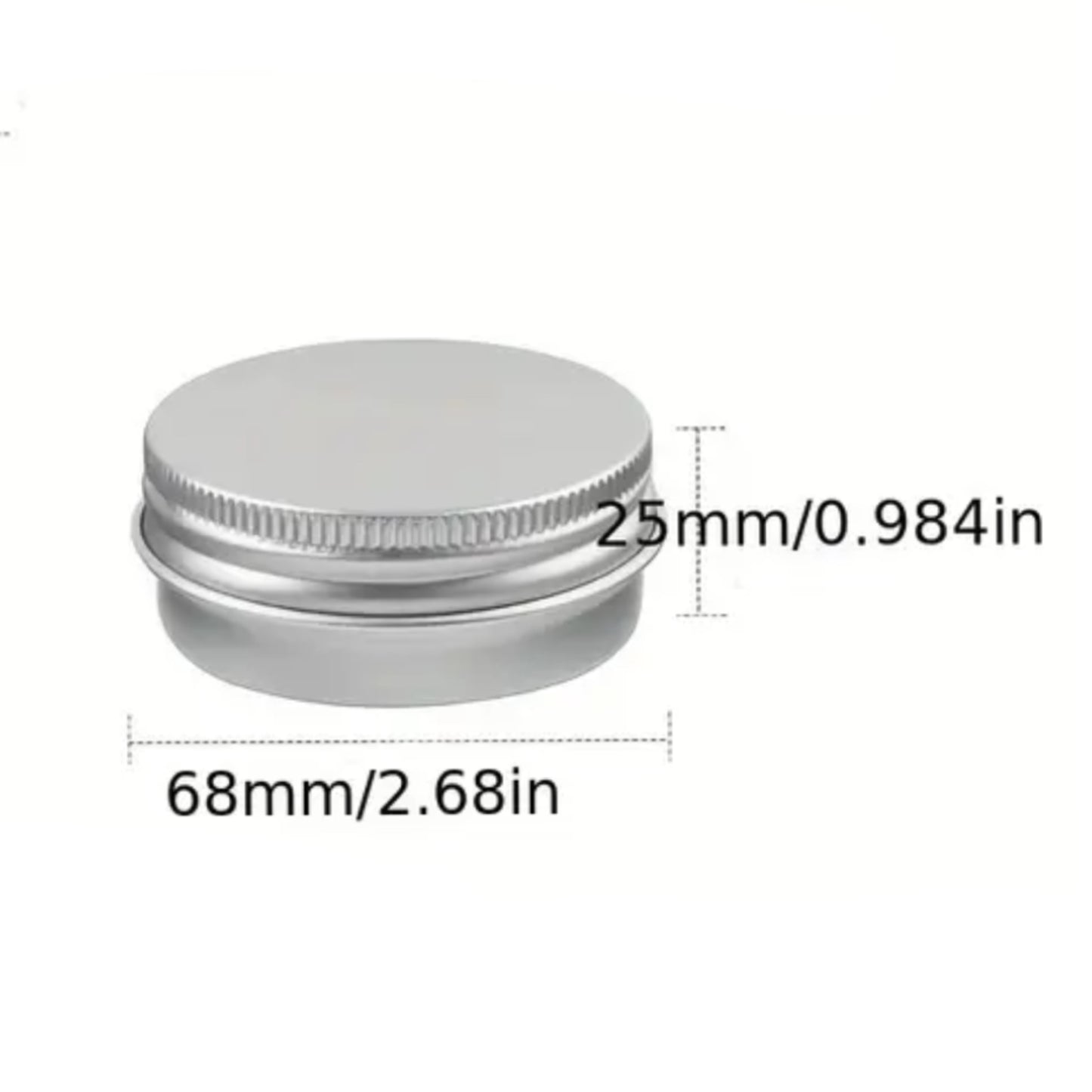 Lata de aluminio plata 2 onzas