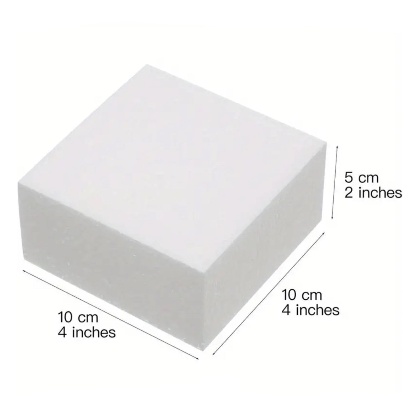 Bloque de unicel blanco
