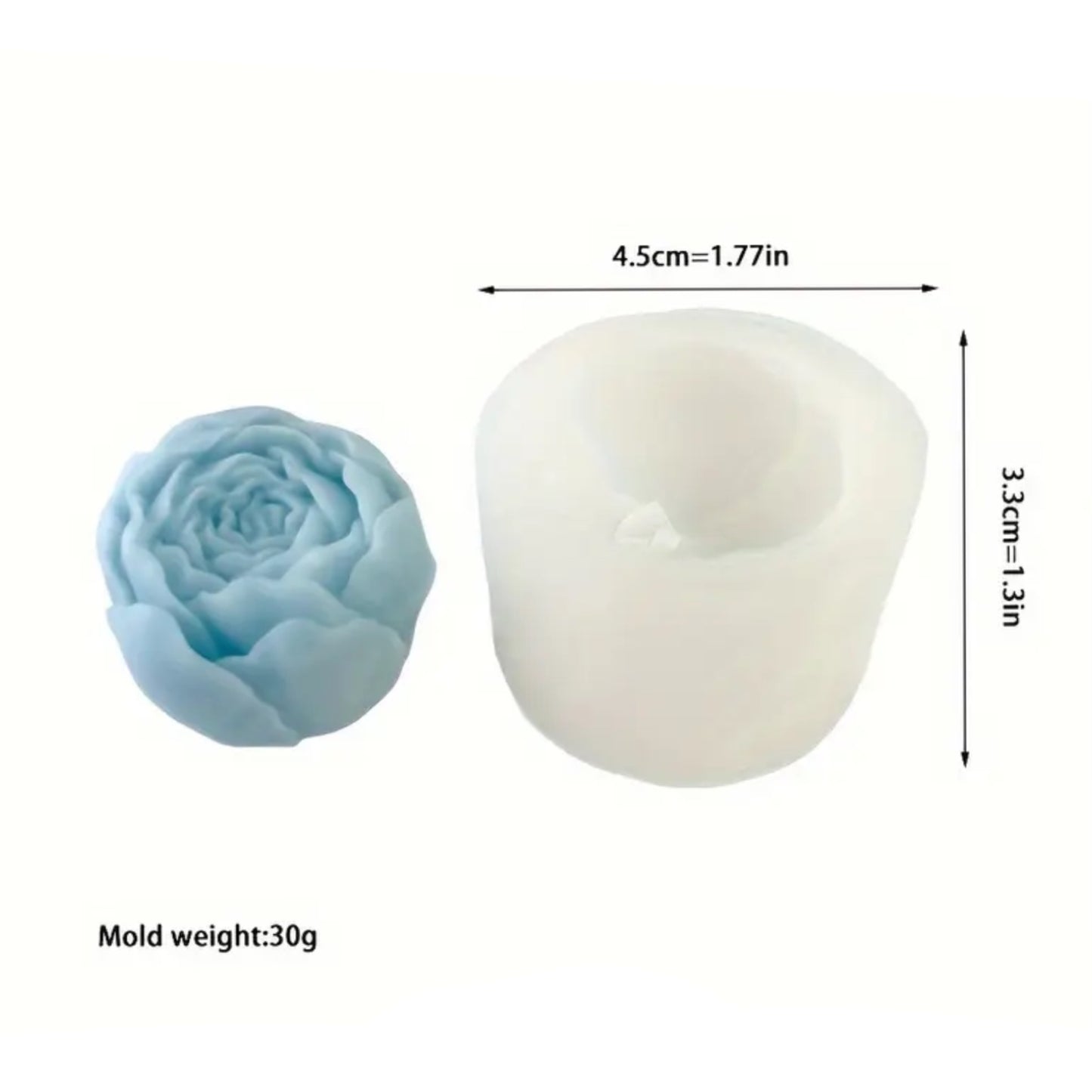 Molde en forma de flores tamaño mediano