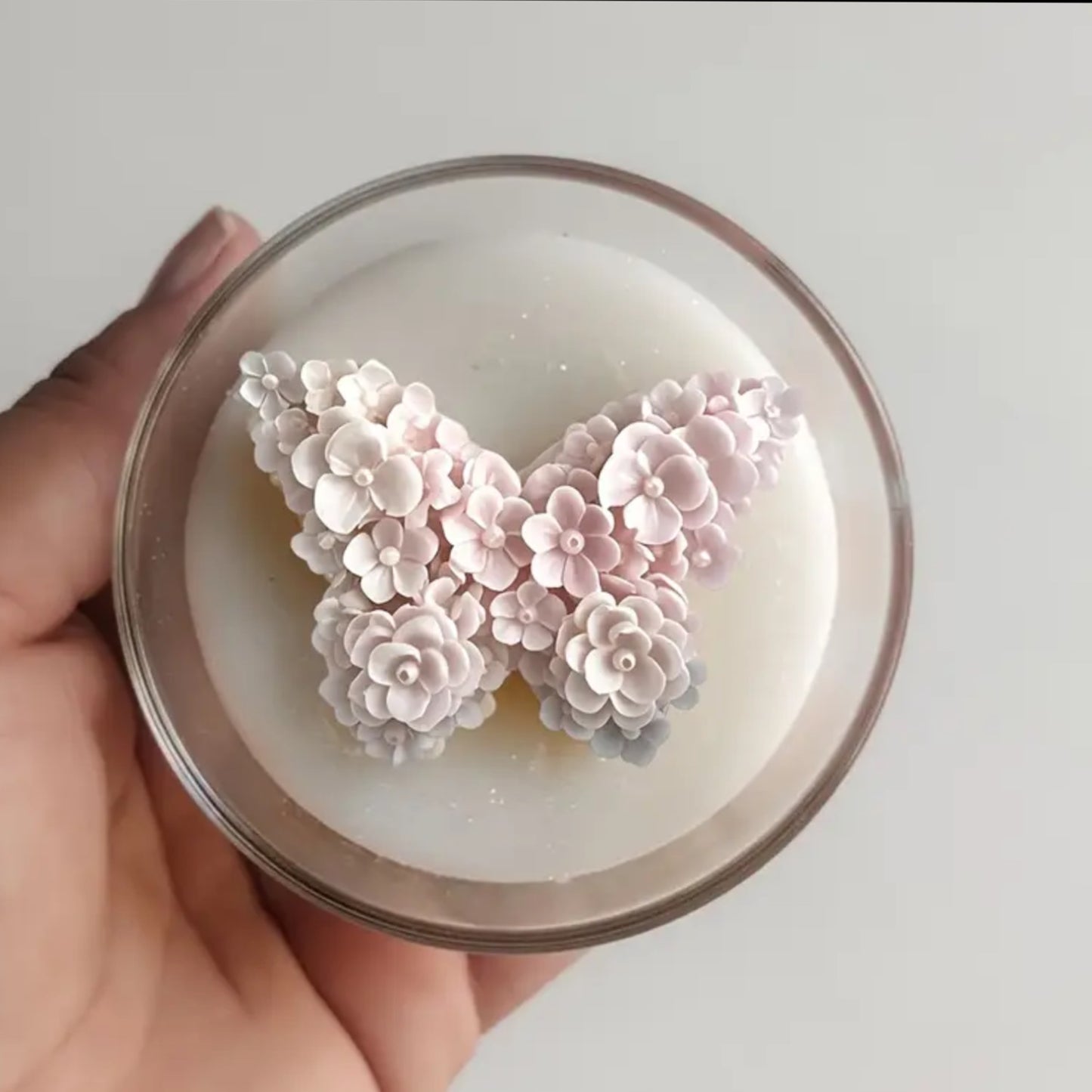 Molde de mariposa de flores