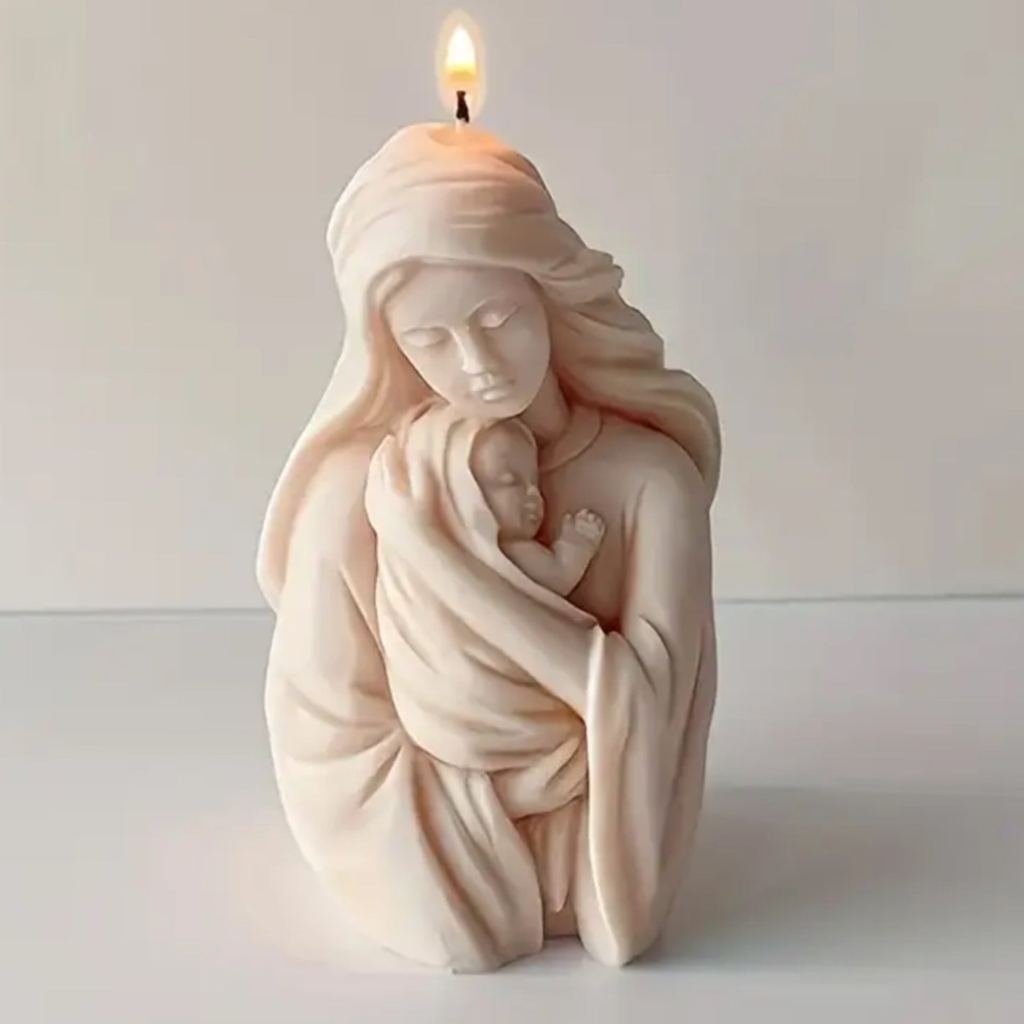 Molde de silicona para Virgen Maria 3D