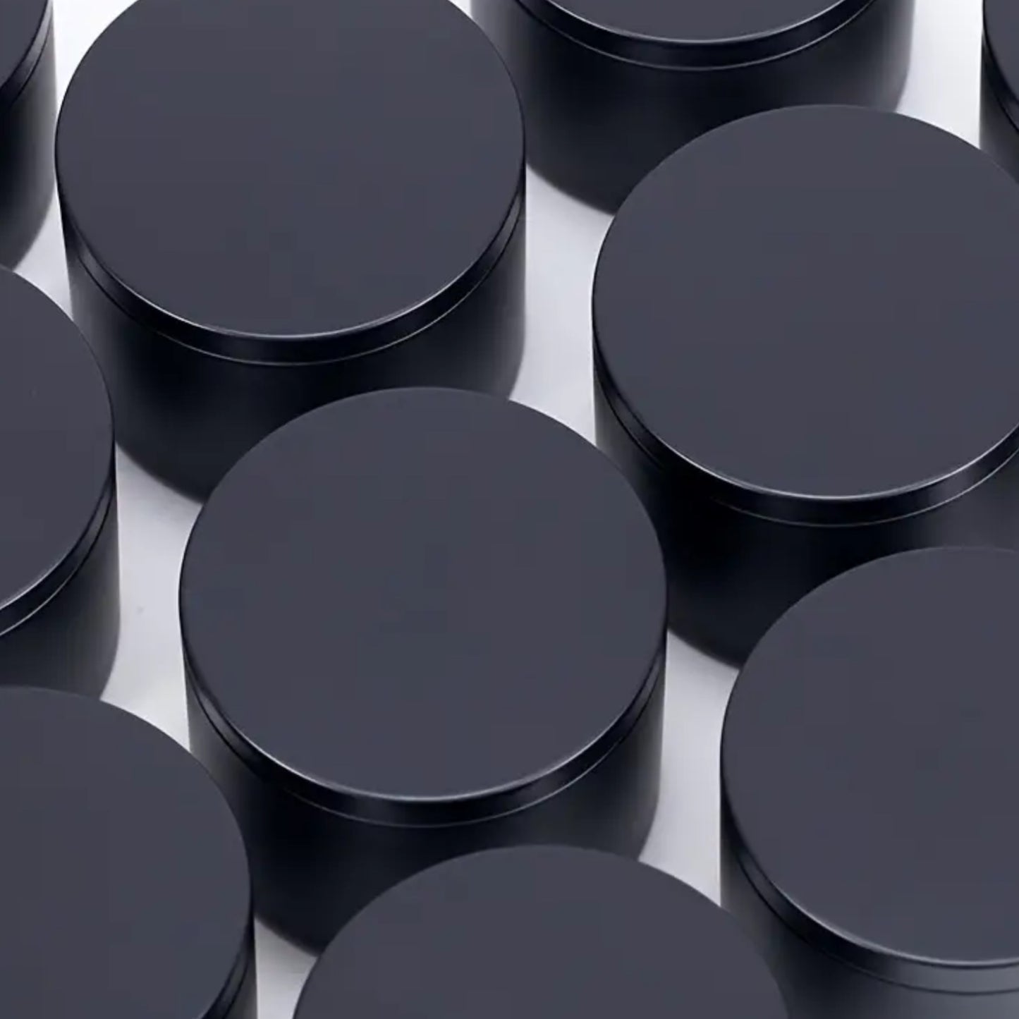Lata para velas color negro 8oz/230ml