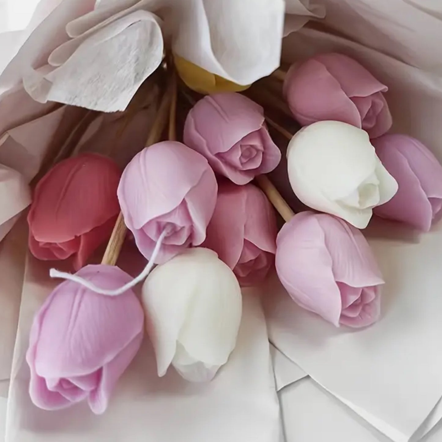 Molde en forma de tulipan
