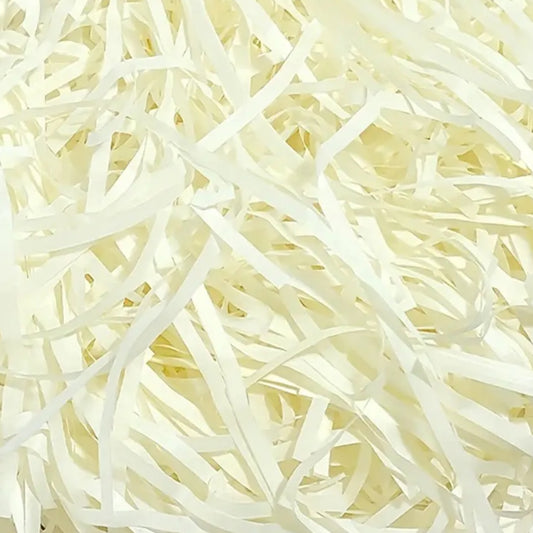 Relleno de papel rafia amrillo pastel 100g.