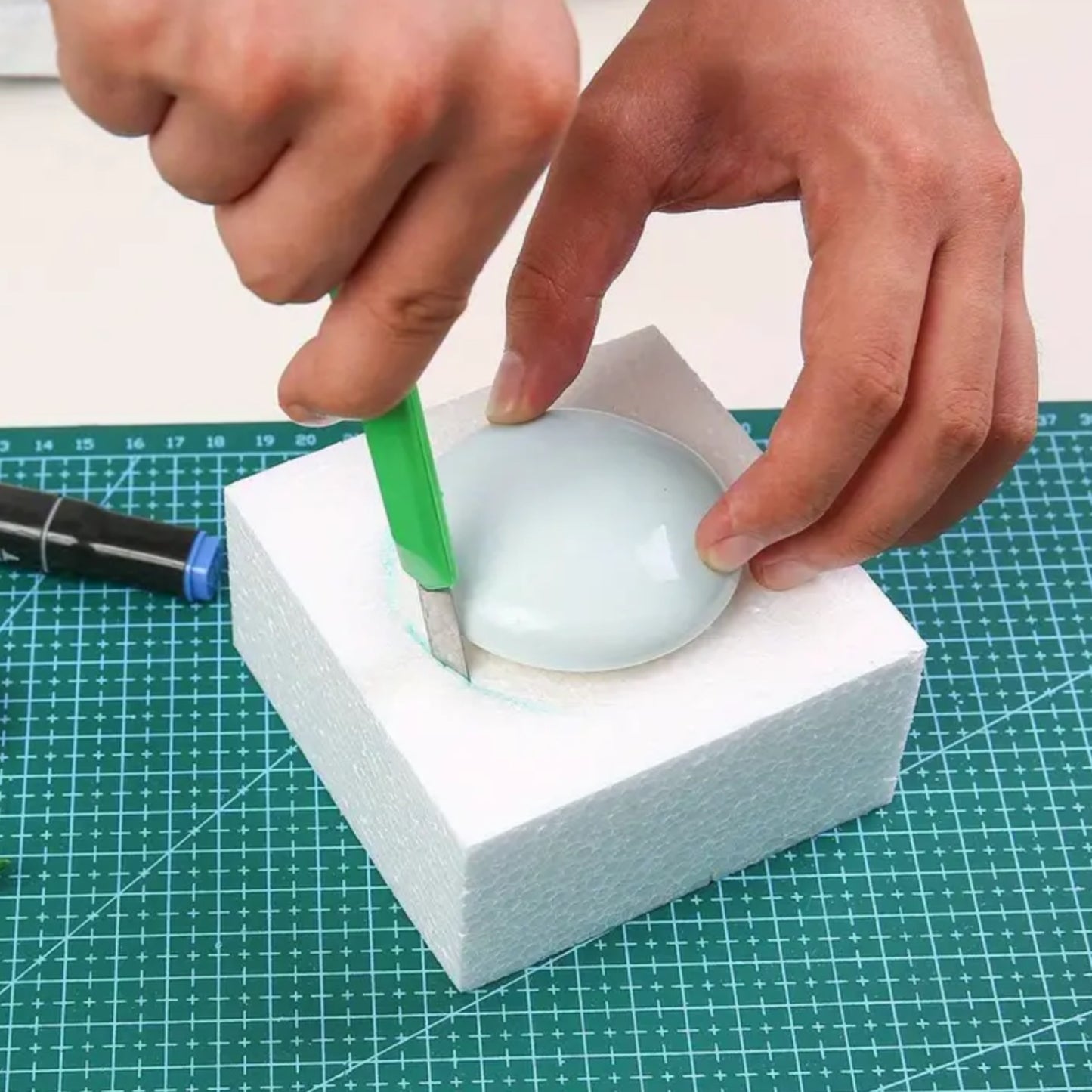 Bloque de unicel blanco