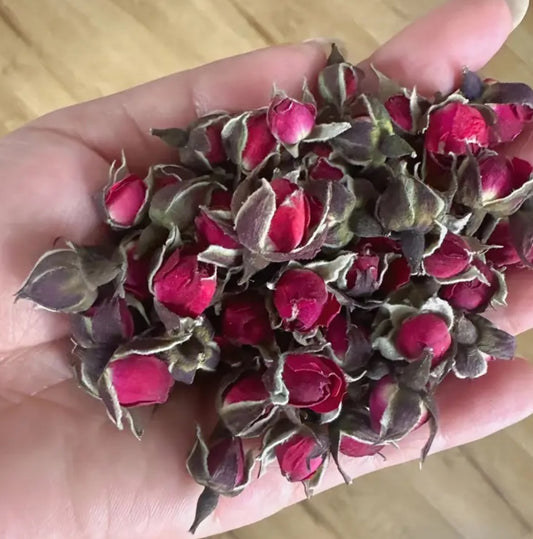 Mini rosas secas naturales paquete con 50 rosas
