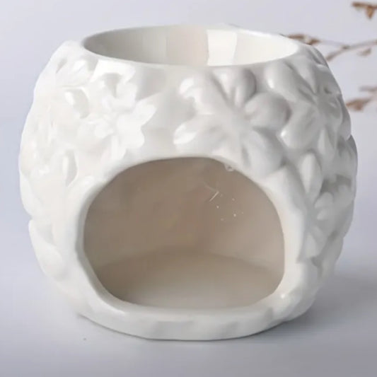 Difusor de esencias aromáticas de cerámica diseño de flores