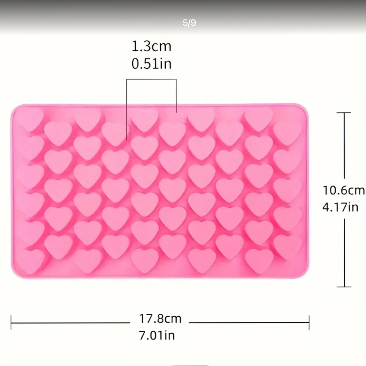 Molde corazoncitos