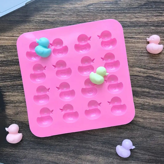 Molde para velas en forma de patitos