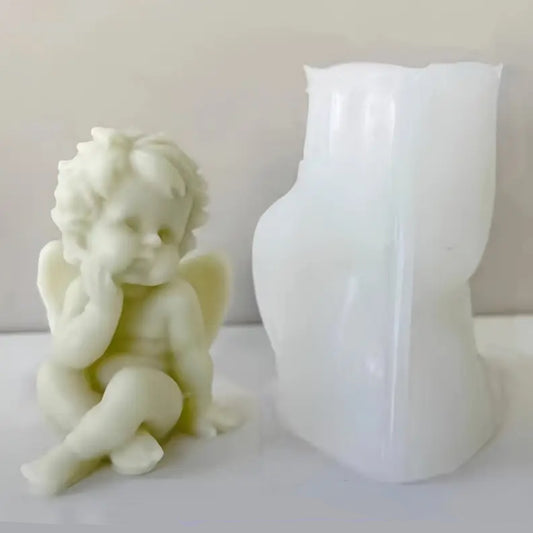 Molde para hacer velas de angelitos