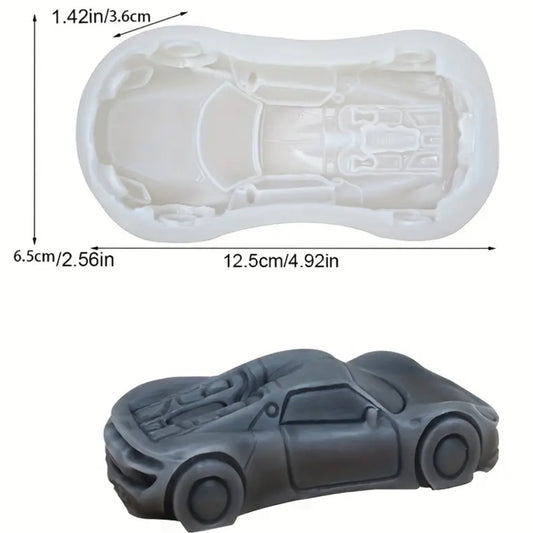 Molde silicona forma de coche deportivo
