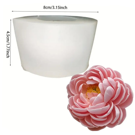 Molde para vela de flor grande