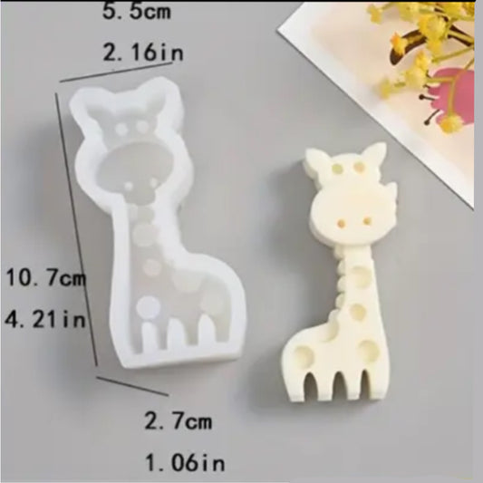 Molde de figura de jirafa para hacer vela decorativa