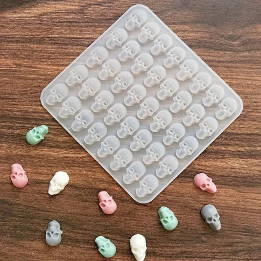 Molde de 40 calaveritas